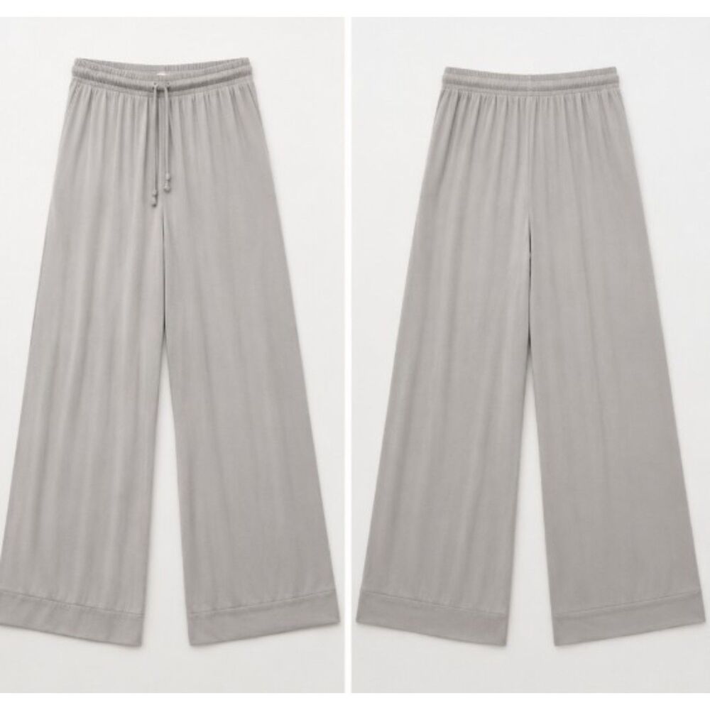 Z Supply Lavender Linen Blend Wide Leg Pants Womens  Relaxed Large RET $79 - Picture 2 of 2